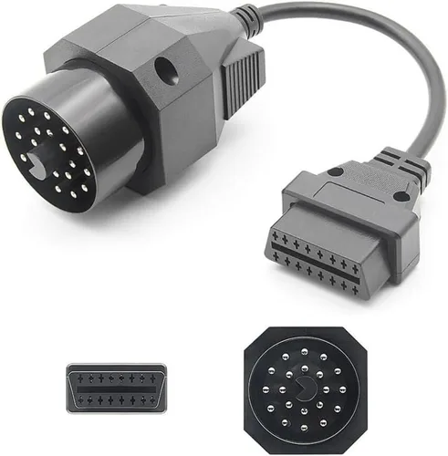 Miniatura 4 de 20 Pin OBD a 16 Pin OBD2 Cable Adaptador Macho a Hembra Cable Redondo Cable de Diagnóstico para BMW E36 E46 E38 E39 E53 X5 Z3