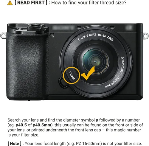 Miniatura 2 de JJC Filtro UV Protector de Lente Multi-Revestido de 40,5mm para Sony ZV1F ZV-1F ZV-E10 II ZVE10 ZV-E1 ZVE1 A6000 A6100 A6300 A6400 A6500 A6700 A5100