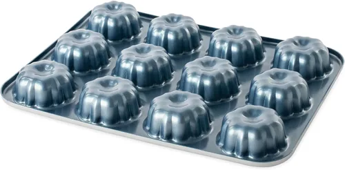 Miniatura 5 de Nordic Ware Bundt Moldeado, Juego de 3 Piezas Escalonado, Azul Crepúsculo