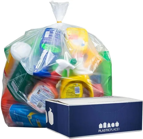 Miniatura 2 de Bolsas de basura 33 x 39 33 Gal transparente de 100/bolsas de 0.03 onzas líquidas