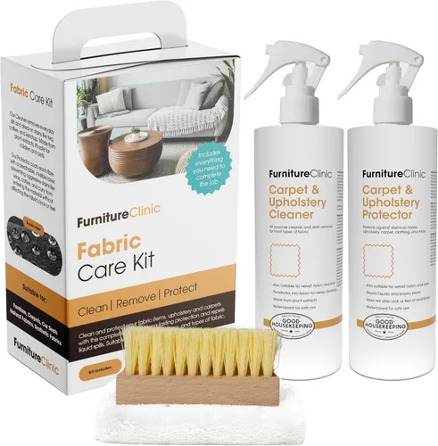 Miniatura 11 de Furniture Clinic Spray protector de tela Crea barrera contra todas las manchas líquidas Previene olores y suciedad Para tapicería, alfombras