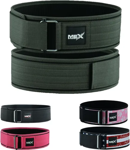 Miniatura 9 de Cinturones de neopreno autobloqueantes para levantamiento de pesas para hombres y mujeres, soporte lumbar, diseño ajustable, correas de ajuste
