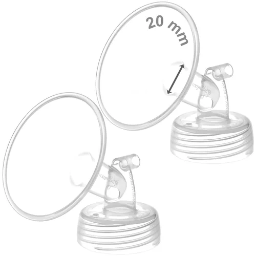 Miniatura 41 de Maymom Brida ancha compatible con bomba Spectra S1 S2, 0.748 in, 1 unidad Una brida transparente
