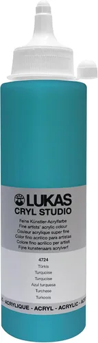 Miniatura 58 de Lukas CRYL Studio Artist - Pintura acrílica para artistas, Alizarín Carmesí, botella de 250 ml - Pinturas acrílicas de alto pigmento para pintar