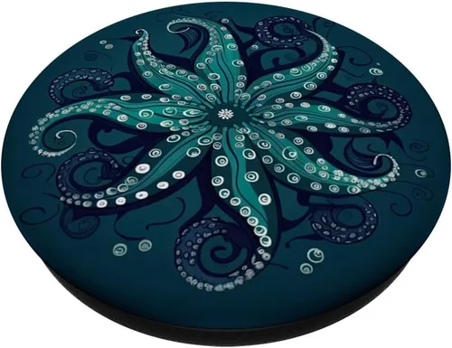 Miniatura 2 de Pulpo calamar tentáculos Ocean PopSockets estándar PopGrip