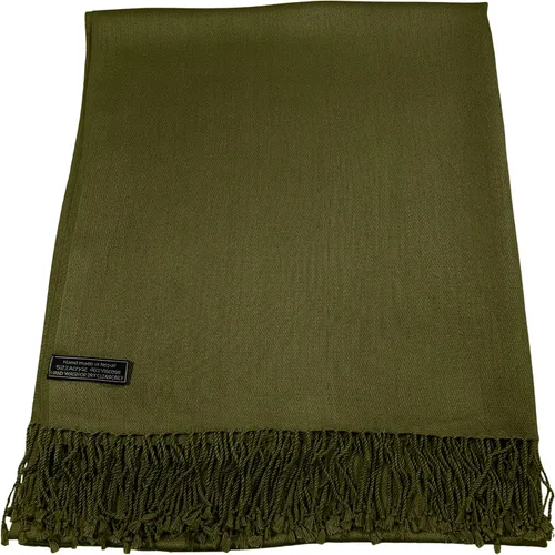 Miniatura 5 de CJ Apparel Solid Color Tassels Design Nepalese Shawl Seconds Scarf Wrap Stole Throw Head Wrap Pashmina Hand Made in Nepal New