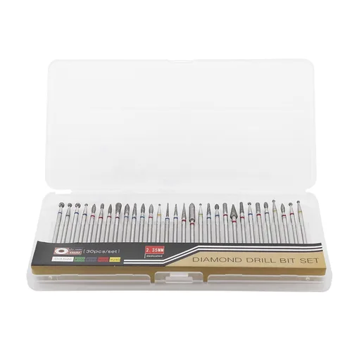 Miniatura 5 de Juego de 30 brocas de uñas, brocas para quitar acrílico o gel duro, brocas de carburo para manicura y pedicura, herramienta de arte de uñas, broca