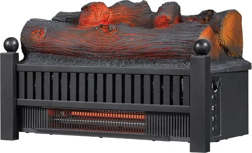 Miniatura 3 de Duraflame® Set de troncos eléctricos 1,000 pies cuadrados Calentador infrarrojo, inserto de troncos falsos con llamas LED para chimeneas existentes