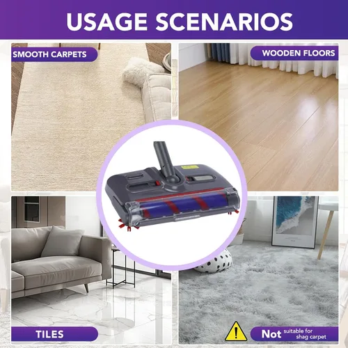 Miniatura 6 de Barredora Inalámbrica Giratoria, Barredora Inalámbrica de Piso, Barredora Eléctrica Inalámbrica Recargable Barredora Inalámbrica, 360 Dirección