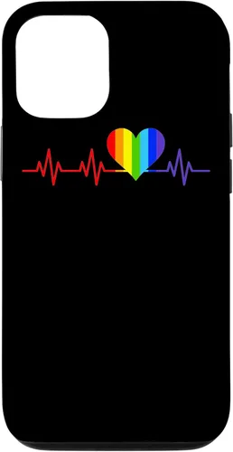 Miniatura 27 de iPhone SE (2020) / 7 / 8 Gay Heartbeat Pride Flag Gift And Queer LGBTQ Rainbow Estuche de regalo