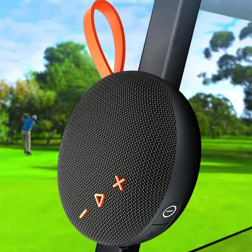 Miniatura 10 de Altavoz Bluetooth magnético de 6 W con sonido HiFi con reproducción de tarjeta TF, micrófono integrado, BT5.3, emparejamiento TWS, IPX6 impermeable