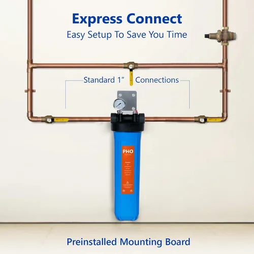 Miniatura 4 de Express Water WH100SP Sistema de filtro de agua para toda la casa antiescala, azul