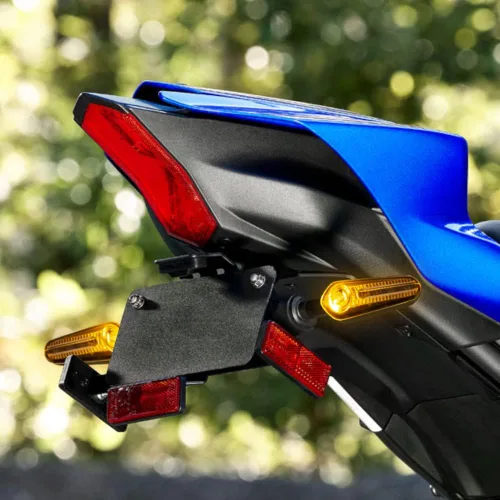Miniatura 4 de Indicadores LED de Señal de Giro Delanteros y Traseros Compatibles con Yamaha YZF R1 R3 R6 R7 R9 R15 R25 YBR 125/250, MT-125/-07/-10, FZ-25/-010