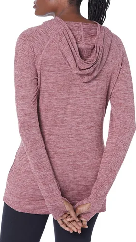 Miniatura 2 de Tienda Essentials Sudadera con capucha para mujer Brushed Tech Stretch Popover (disponible en tallas extragrandes)