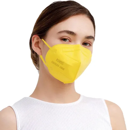 Miniatura 9 de SAROULU Máscaras Faciales Desechables KN95 de 5 Capas Respirables Máscara de Protección contra el Polvo de Taza de Seguridad gris-20