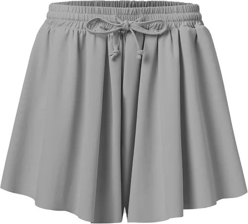 Miniatura 4 de Pantalones cortos fluidos con diseño de mariposa para niñas, pantalones cortos deportivos para niños pequeños y jóvenes con forro 2 en 1