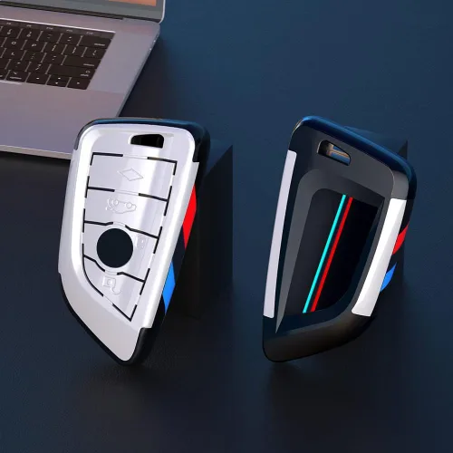 Miniatura 5 de Smart Remote Key Case Funda protectora para BMW 2 5 6 7 X1 X2 X3 X5 X6 Series con llavero