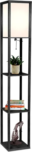 Lámpara de pie Brightech, Maxwell de LED, MAXWELL-LED-BK Negro