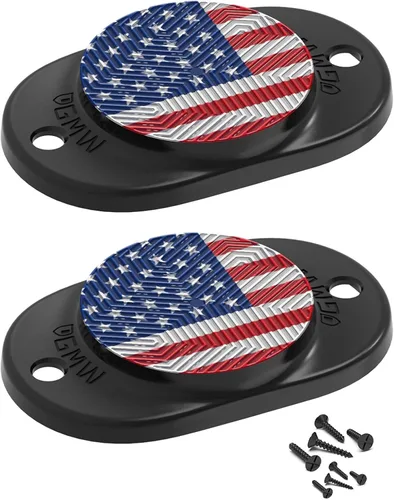 Miniatura 11 de GMW Gun Magnet [2-Pack] 30 lbs. Rating Magnetic Gun Mount HQ Rubber Coated Gun Magnet Buckler Series for Car, Truck, Desks, Safes, and Walls