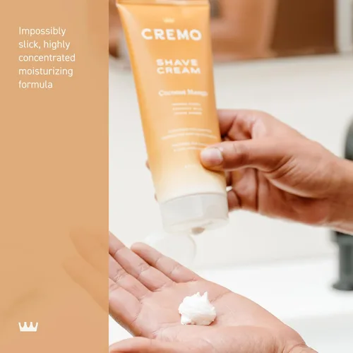 Miniatura 4 de Cremo Crema de afeitar para mujeres para piel sensible, hidratante, coco y mango, crema de afeitado ultra-deslizante para mujeres, combate rasguños
