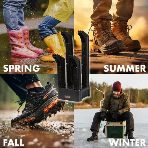 Miniatura 3 de JobSite Secador de botas - Mighty Dry Boot Dryer con ventilador soplador de calor - Secador rápido de guantes y zapatos - Ayuda a reducir el olor