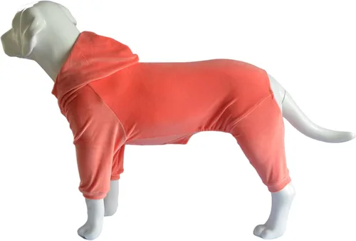 Miniatura 14 de Pijamas para perros, overoles para mascotas, pijamas para todas las estaciones, sudaderas de terciopelo para perros de 4 patas y cuatro pies
