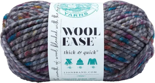 Miniatura 173 de Lion Brand Yarn - Ovillo de lana Wool-Ease Thick & Quick color fuerza aérea