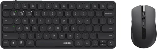 Miniatura 10 de Rapoo Combo de teclado y mouse inalámbricos, Blade Series E9310M de 99 teclas ultradelgado y mouse silencioso M300G, compatible con 4 dispositivos