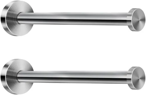 Miniatura 11 de Ganchos cortos de acero inoxidable cepillado para toallas de baño, gancho de montaje en pared súper resistente, apto para dormitorio, sala de estar