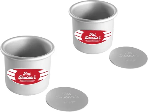 Miniatura 15 de Molde para tarta redondo de aluminio anodizado Fat Daddio con base extraíble