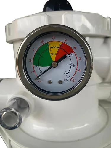 Miniatura 7 de FibroPool Filtro de arena para piscina de 14 pulgadas, 75 libras, sobre el suelo hasta 3500 galones, válvula multipuerto de 6 vías, compatible