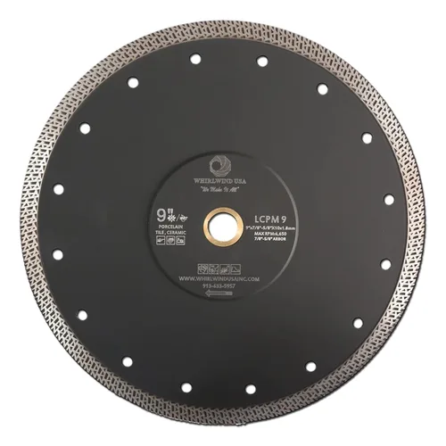 Miniatura 8 de LCPM - Hojas de diamante para sierra de azulejos de borde continuo de alta calidad, súper finas de 4.5 pulgadas, para cortar azulejos de porcelana