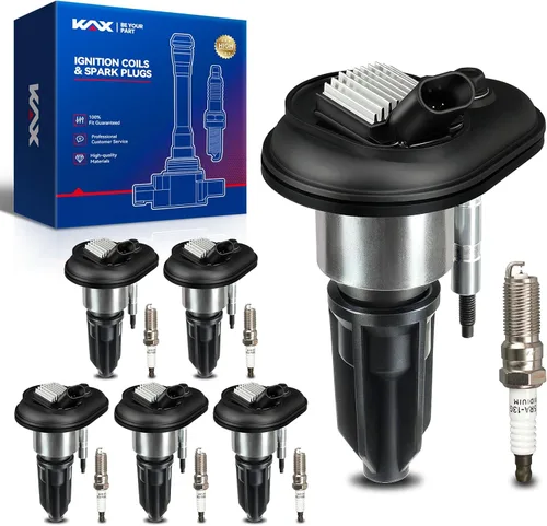 Miniatura 20 de Bobina de encendido KAX UF569 6 paquetes Compatible con Buick Enclave Cadillac SRX STS ATS CTS Chevy Malibu Impala Traverse Pontiac Saab Saturn