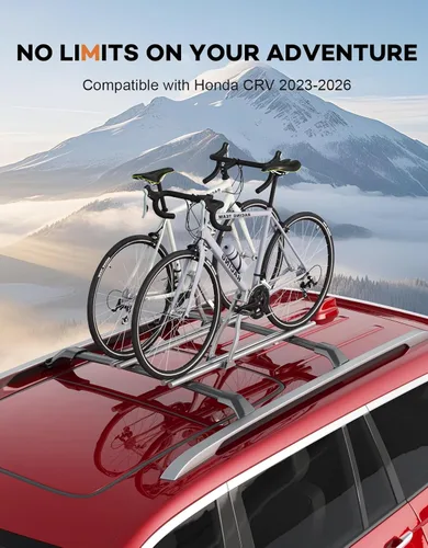 Miniatura 6 de Barras transversales para techo Wonderdriver 260lbs Compatibles con Honda CR-V CRV y CRV Sport Hybrid 2023 2024 2025 2026, portaequipajes