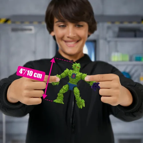 Miniatura 2 de MrBeast Lab Hybrids Mega Pack, revela diferentes piezas híbridas para crear 5 figuras de acción para mezclar y combinar, incluyendo un experimento