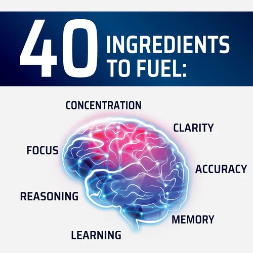 Miniatura 6 de Píldoras de suplemento de memoria cerebral, nootrópicos de fuerza 3X para concentración, claridad y apoyo de enfoque, salud cerebral, vitaminas
