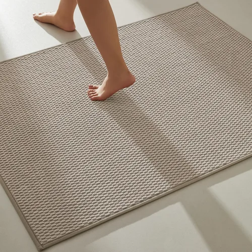 Miniatura 50 de TYUU Alfombras de Baño Antideslizantes Lavables, Tapete de Baño Súper Absorbente Delgado de Pila Baja para Secar Rápido, Alfombra de Baño Pequeña