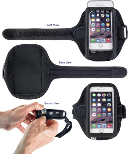 Miniatura 8 de Tune Belt AB92 Brazalete para teléfono celular para correr, compatible con iPhone 17/16/15/14/13 Pro Max, Plus, Samsung Galaxy Ultra/Plus/Note