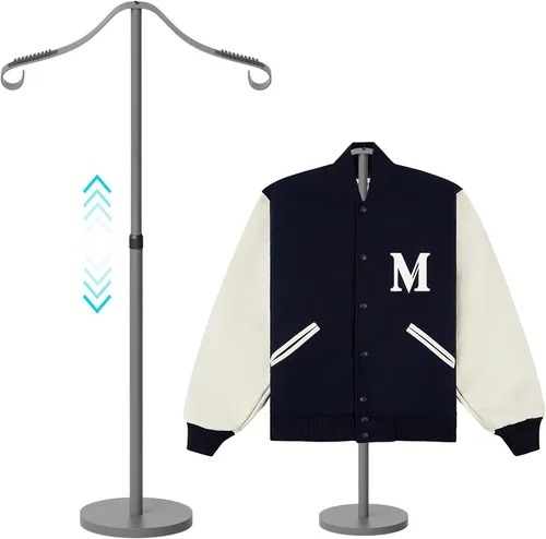 Miniatura 13 de Reusable Shirt Display Stand-Mannequin Torso Tshirt Display Stand for Retail/Vendors,18-33" Adjustable Dress Form Mannequin Stand Clothes Black