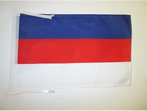Miniatura 398 de Bandera de México AZ FLAG, 45.7 x 30.5 cm, con cordones - Pequeñas banderas mexicanas de 30 x 45 cm - Bandera de 45.7 x 30.5 cm