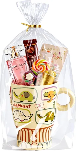 Miniatura 13 de PigPotParty Bolsas de celofán de 8 x 11 pulgadas, paquete de 100 bolsas de regalo de plástico transparente con refuerzo inferior para exhibición