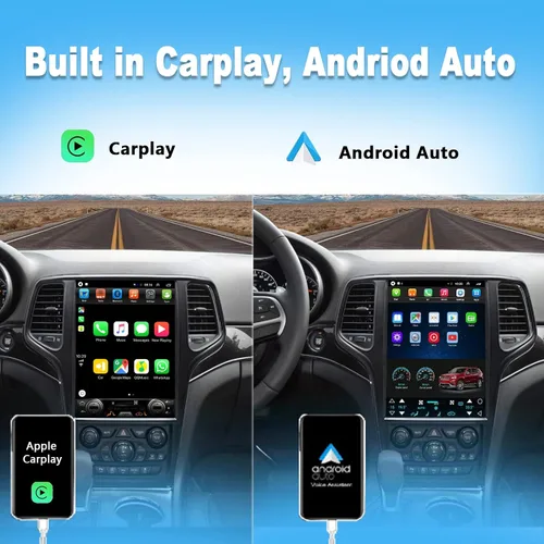 Miniatura 4 de Android 11 - Radio estéreo para coche en tablero apto para Jeep Grand Cherokee 2014 a 2020 con 4+64G 12.1 pulgadas gran pantalla táctil navegación