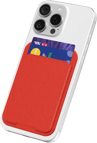 Miniatura 10 de oakxco Billetera para teléfono adhesiva, delgada y delgada con adhesivo para tarjetas de crédito, bolsillo trasero del teléfono, funda de plástico