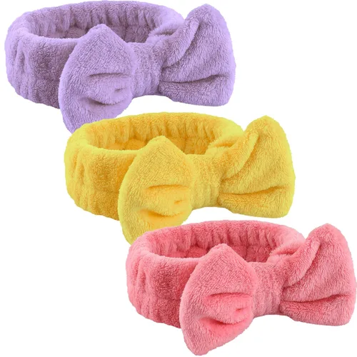 Miniatura 14 de WSYUB - Diademas de spa, diademas de maquillaje, diadema con moño para lavarse la cara, diademas para el cuidado de la piel para mujeres, diademas