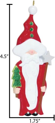 Miniatura 4 de Adornos de Navidad personalizados de gnomo 2025 – Adornos personalizados para adorno de elfo de Navidad, adorno de gnomo 2025, recuerdo de gnomos