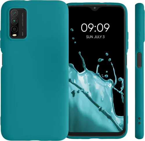 Miniatura 5 de kwmobile Funda compatible con Xiaomi Redmi 9T - Funda protectora de silicona TPU suave y delgada - Arándano