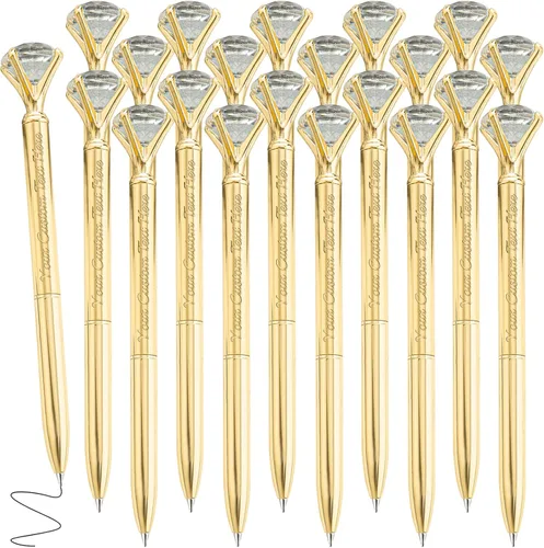 Miniatura 54 de 1 bolígrafo de diamante con cristal, bolígrafos personalizados a granel con grabado sin nombre, bolígrafos de diamante personalizados, lápiz óptico