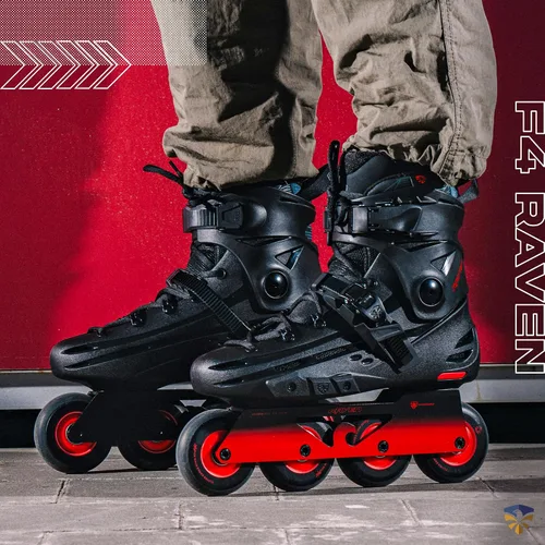 Miniatura 6 de Flying Eagle F4 Raven Freeskate - Patines en línea para adultos hombres, patines en línea de velocidad para hombres, patines en línea para hombres