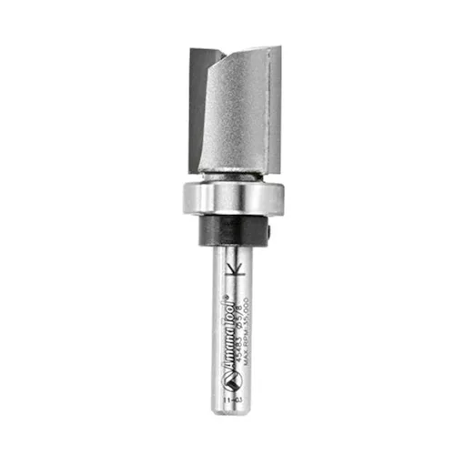Miniatura 17 de Amana Tool 45460-3US Broca de enrutador con punta de carburo, plantilla de inmersión de recorte uniforme, ángulo de corte superior, 1/2 pulg.
