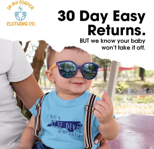 Miniatura 5 de In My Diaper Mameluco divertido de pañal de Ohio, traje de 100 % algodón de Estados Unidos, divertido regalo para bebé